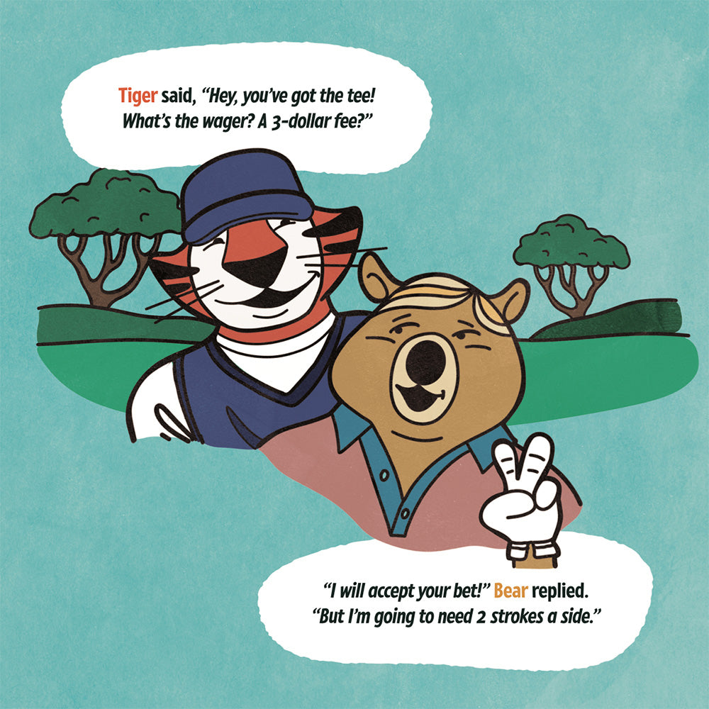 The Tale of Tiger vs. Bear — A Children's Book for Golf-Obsessed Parents