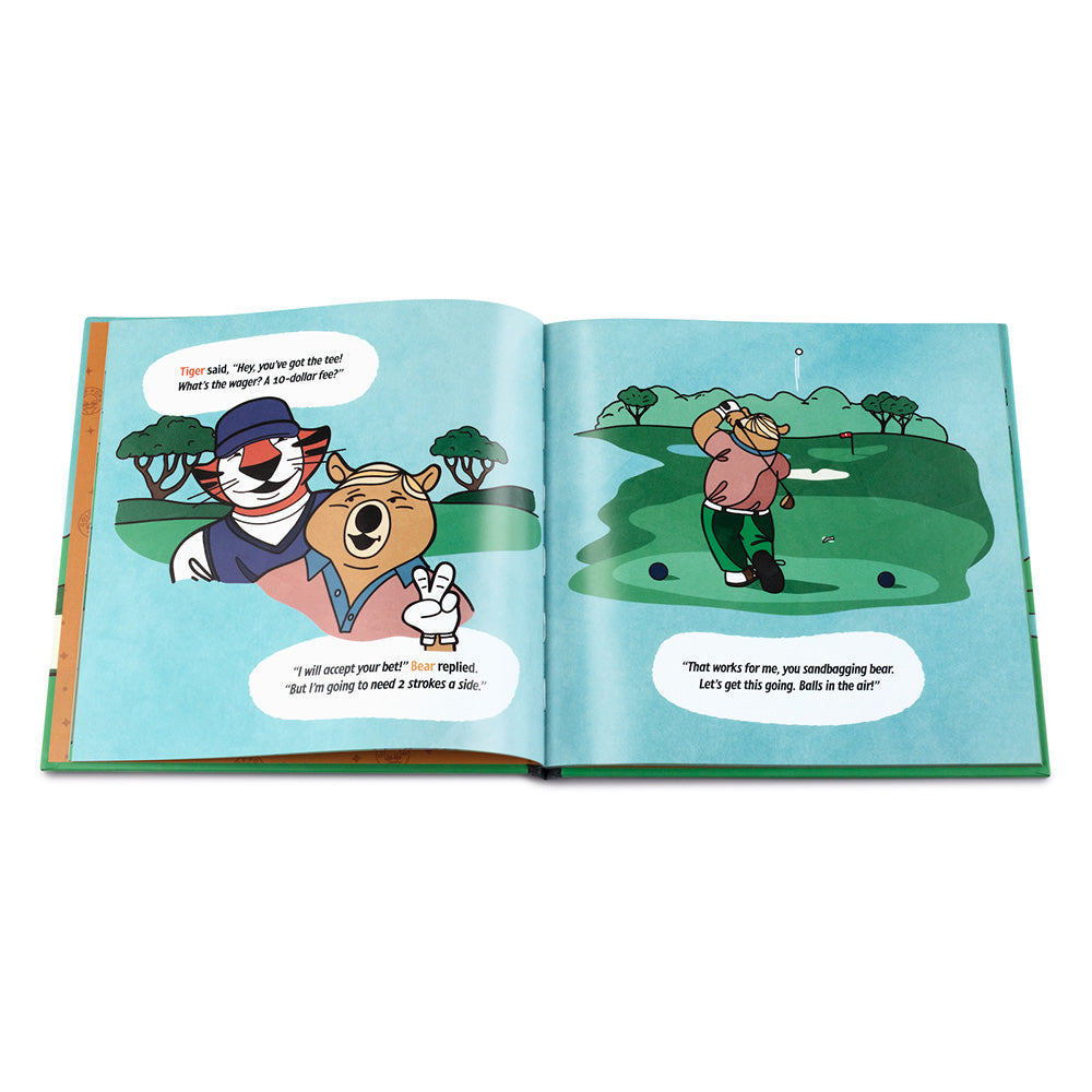 The Tale of Tiger vs. Bear — A Children's Book for Golf-Obsessed Parents