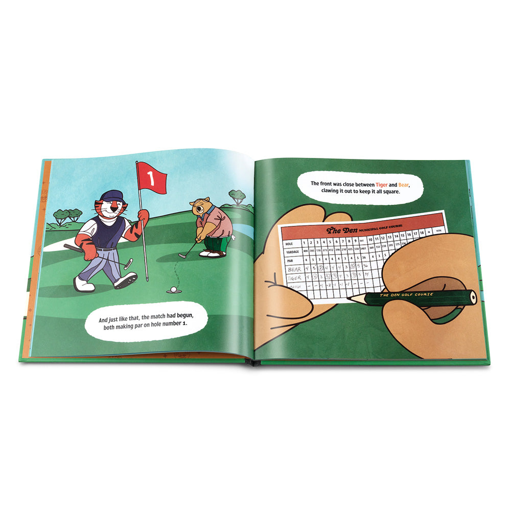 The Tale of Tiger vs. Bear — A Children's Book for Golf-Obsessed Parents